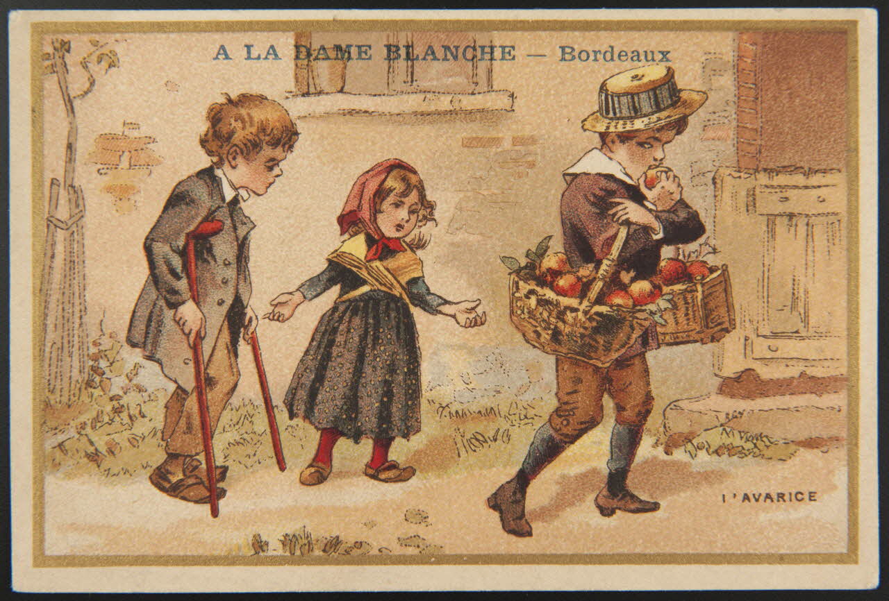 Jehenne / B. Sirven carte réclame chromo Bordeaux 1895-1935 1995.1.4270.1 Photo