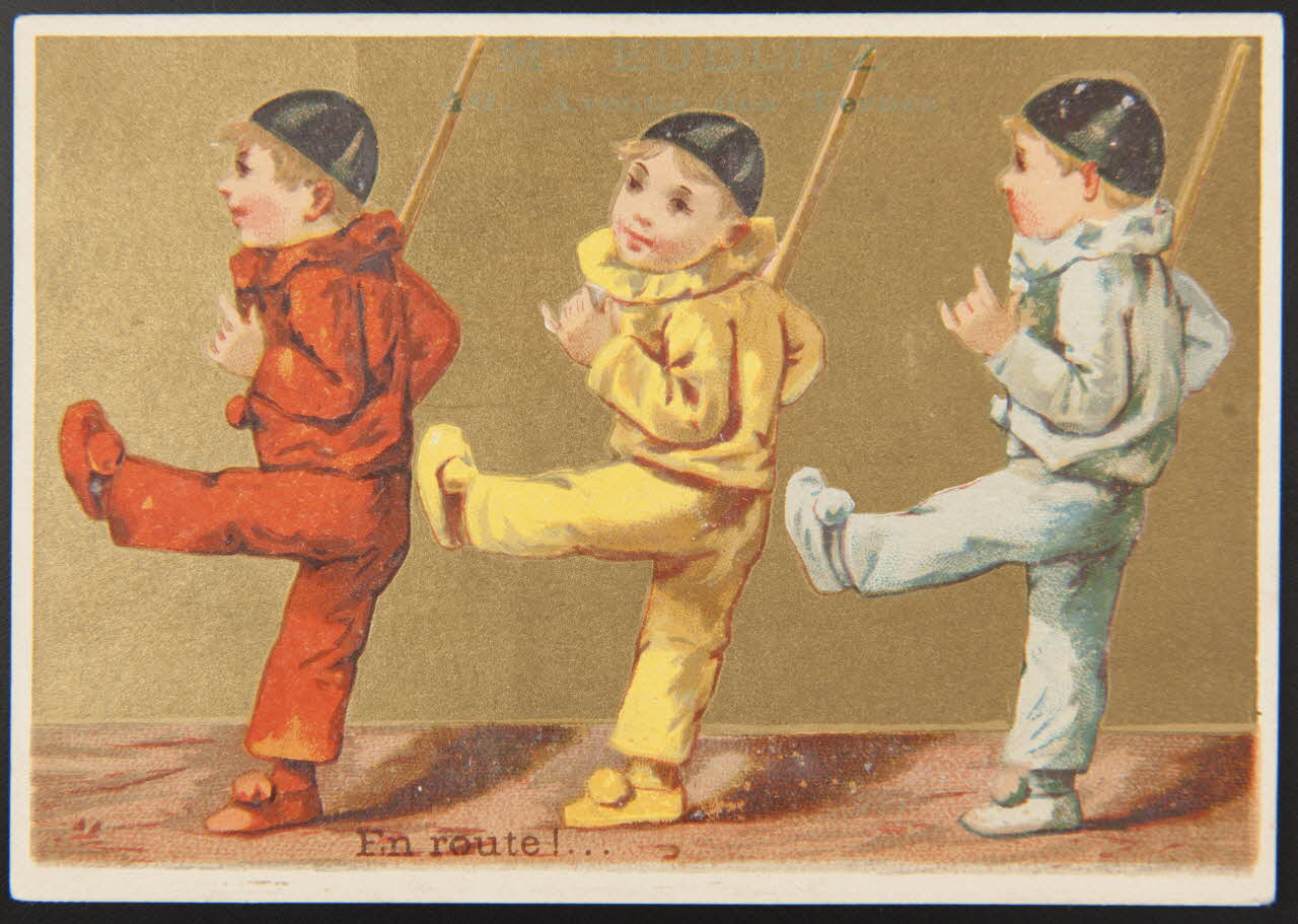 Jehenne et compagnie carte réclame chromo Paris 1885 1995.1.4271.8 Photo