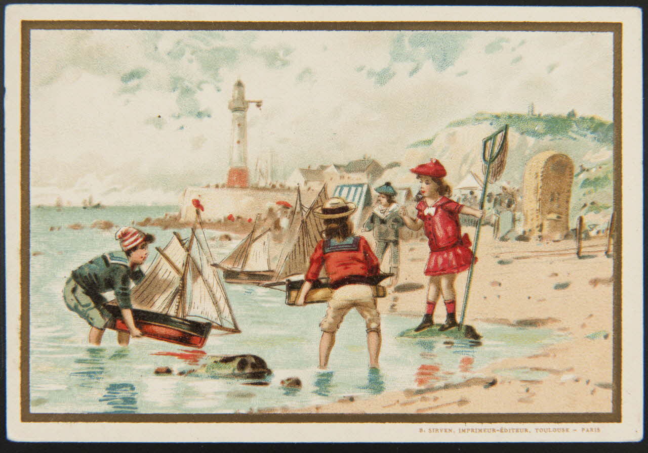 Jehenne / B. Sirven carte réclame chromo Toulouse-Paris 1895-1935 1995.1.4275.2 Photo