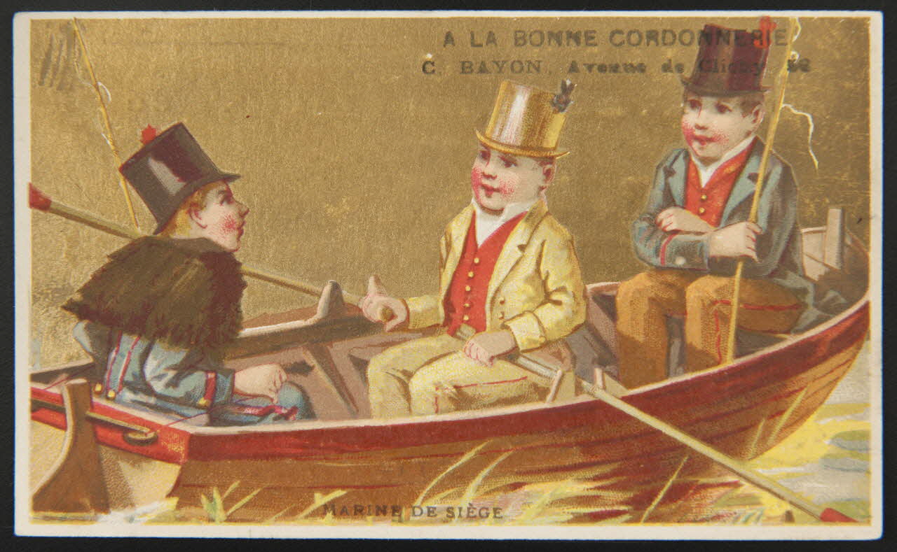 Jehenne (éditeur), Pacon L. carte réclame chromo Paris 1893 1995.1.4278.2 Photo