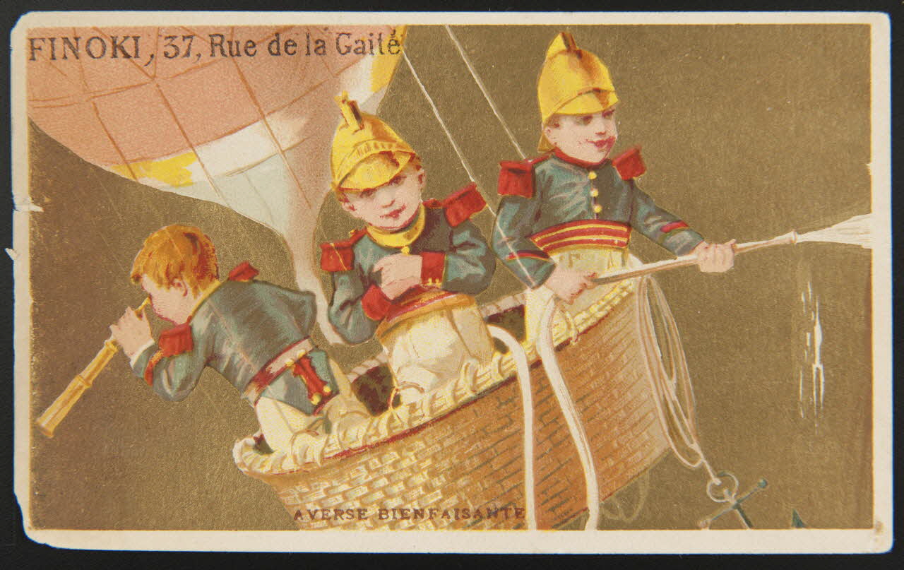 Jehenne et compagnie carte réclame chromo Paris 1885 1995.1.4278.5 Photo