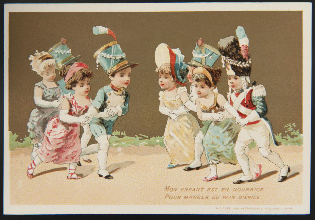 Jehenne / B. Sirven carte réclame chromo Toulouse-Paris 1895-1935 1995.1.4290.4 Photo