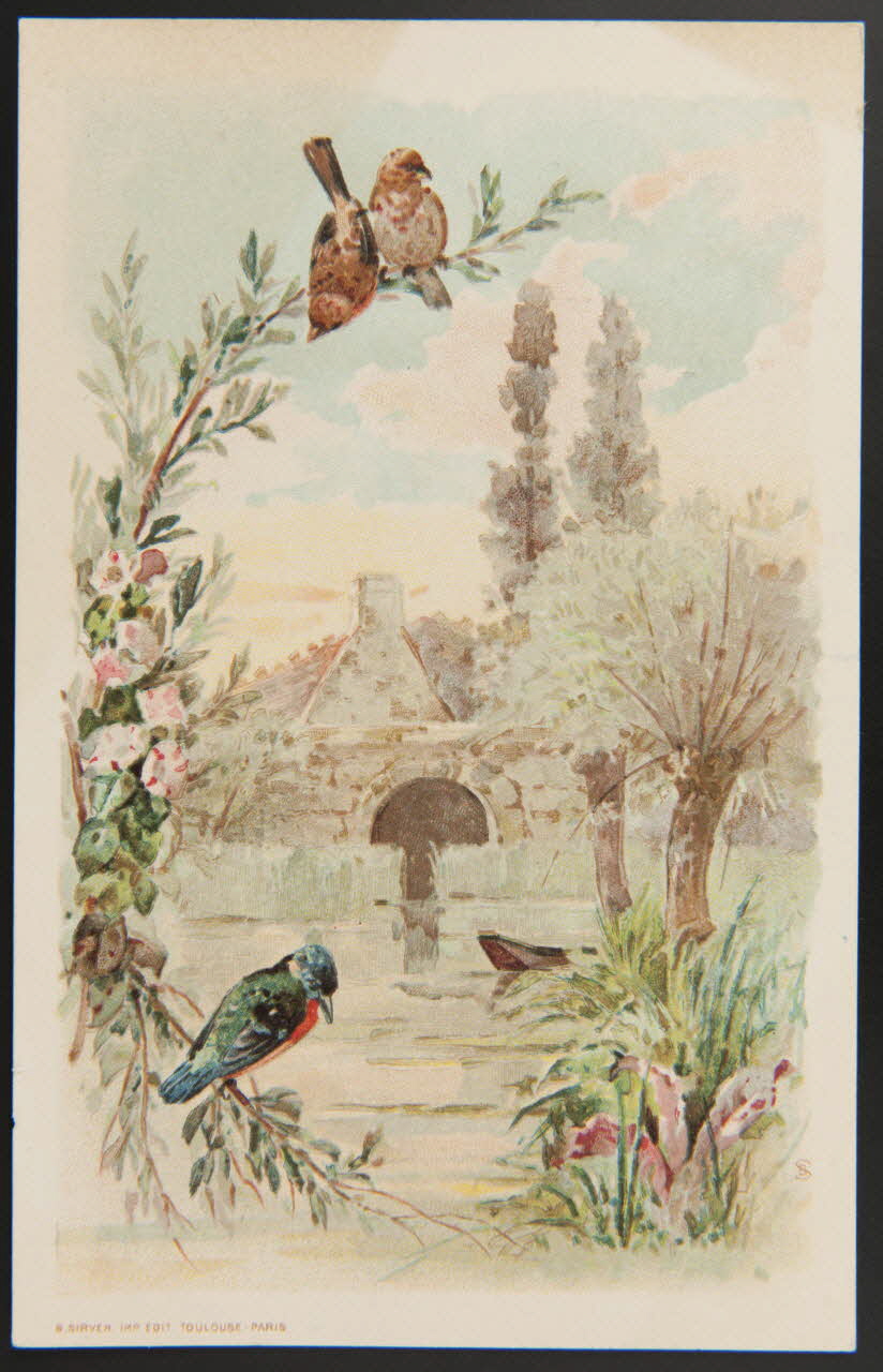 Jehenne / B. Sirven carte réclame chromo Toulouse-Paris 1895-1935 1995.1.4304.1 Photo