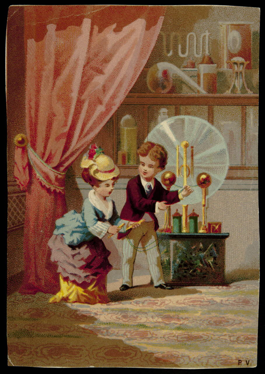 P.V. ; Testu & Massin carte réclame chromo Paris 1876-1903 1995.1.4316.2 Photo