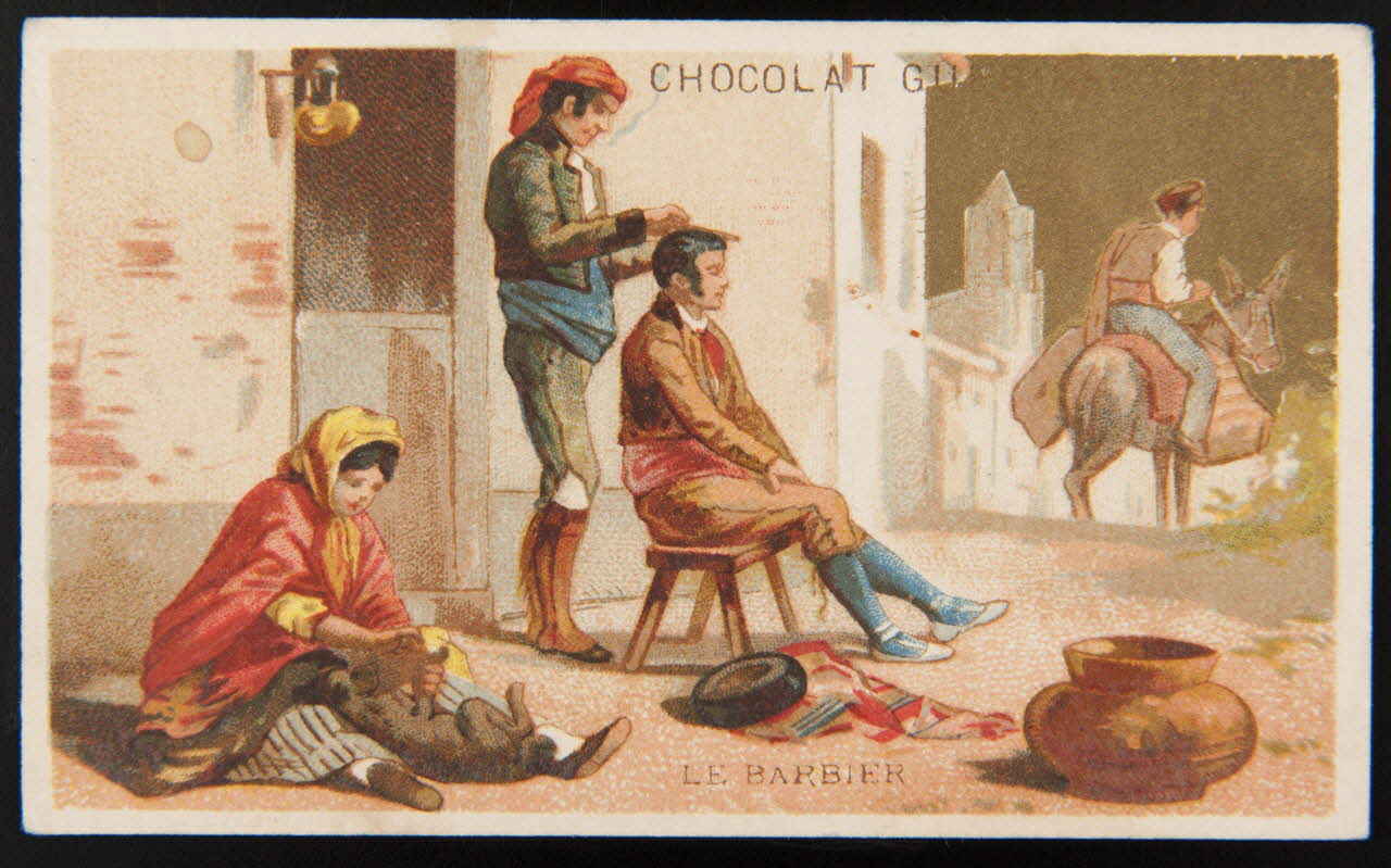 Testu & Massin ; Champenois et Compagnie carte réclame chromo Paris 1888-1889 1995.1.4317.1 Photo