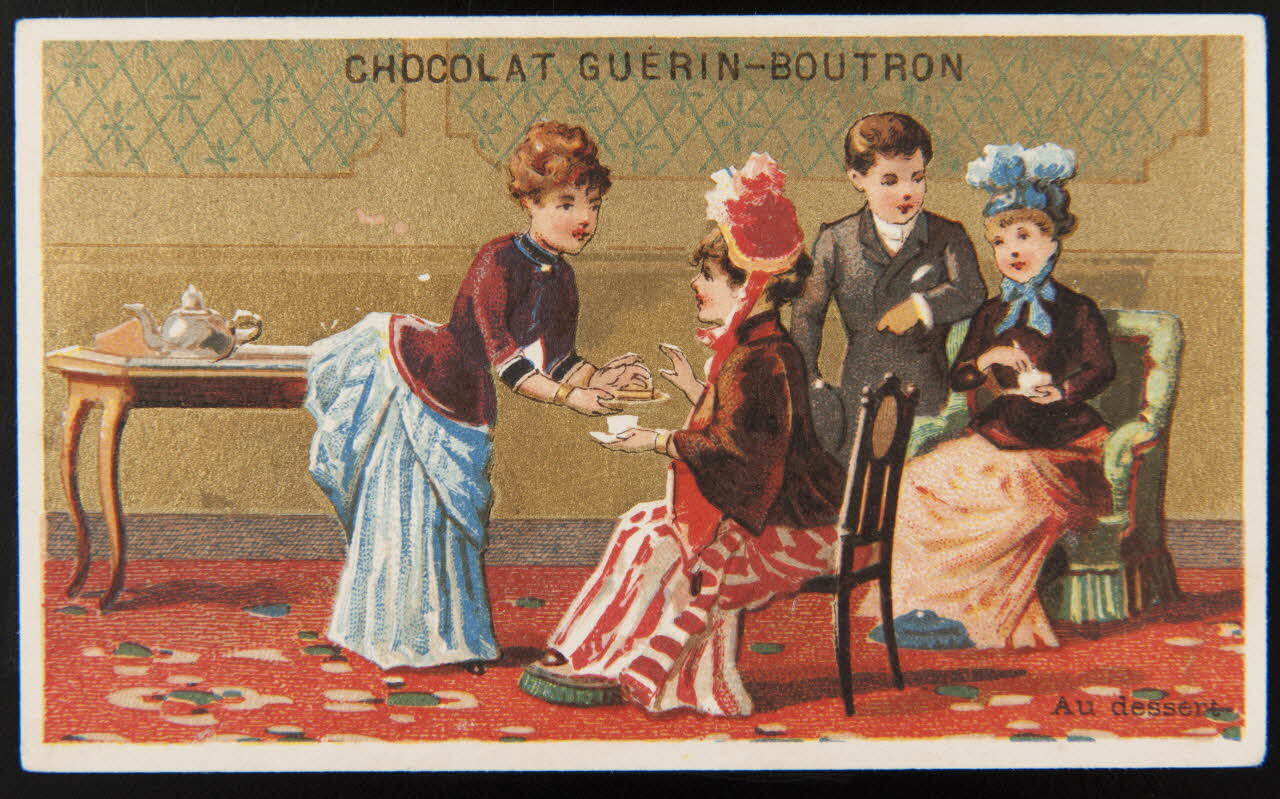 Testu & Massin ; Champenois et Compagnie carte réclame chromo Paris 1888-1889 1995.1.4318.1 Photo