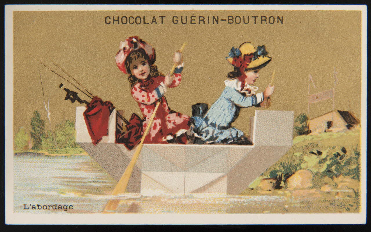Testu & Massin ; Champenois et Compagnie carte réclame chromo Paris 1888-1889 1995.1.4319.3 Photo
