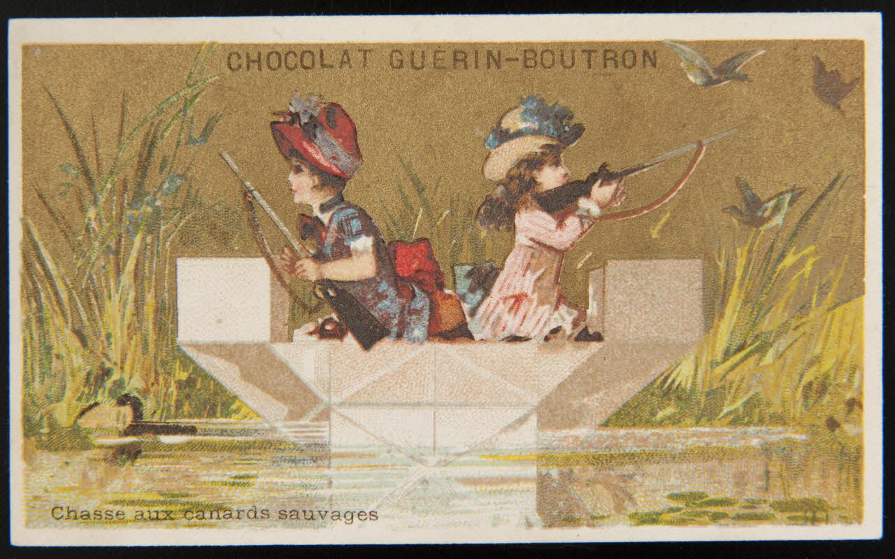 Testu & Massin ; Champenois et Compagnie carte réclame chromo Paris 1888-1889 1995.1.4319.6 Photo