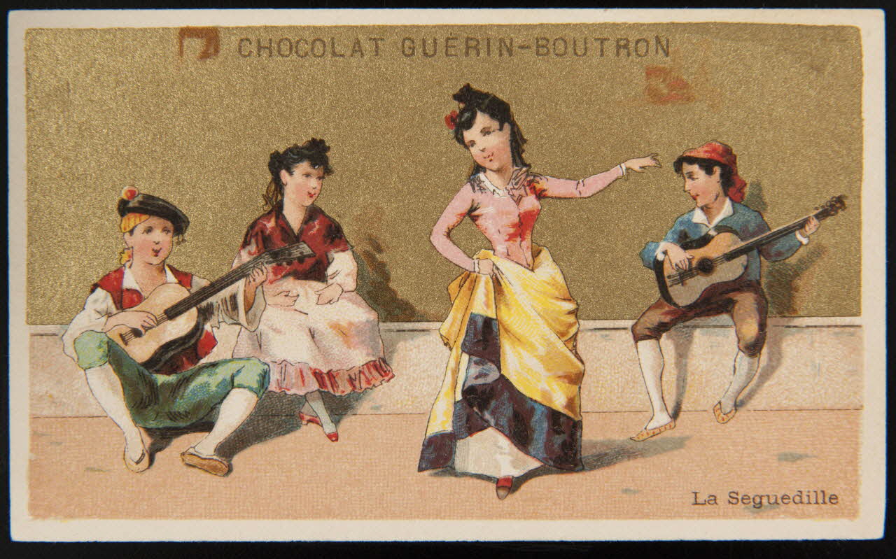 Testu & Massin ; Champenois et Compagnie carte réclame chromo Paris 1888-1889 1995.1.4320.3 Photo