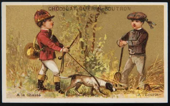 Testu & Massin ; Champenois et Compagnie carte réclame chromo Paris 1888-1889 1995.1.4321.2 Photo
