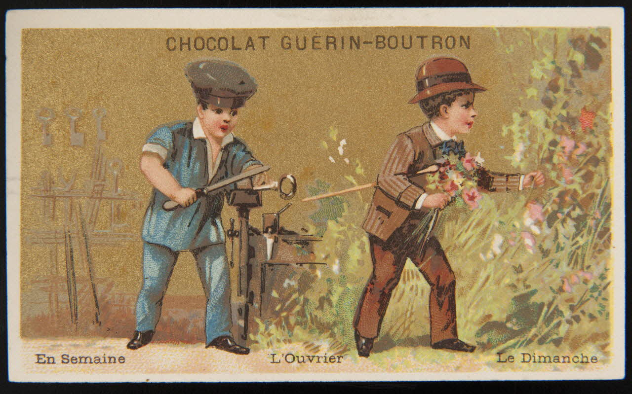 Testu & Massin ; Champenois et Compagnie carte réclame chromo Paris 1888-1889 1995.1.4321.4 Photo