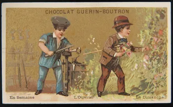Testu & Massin ; Champenois et Compagnie carte réclame chromo Paris 1888-1889 1995.1.4321.4 Photo