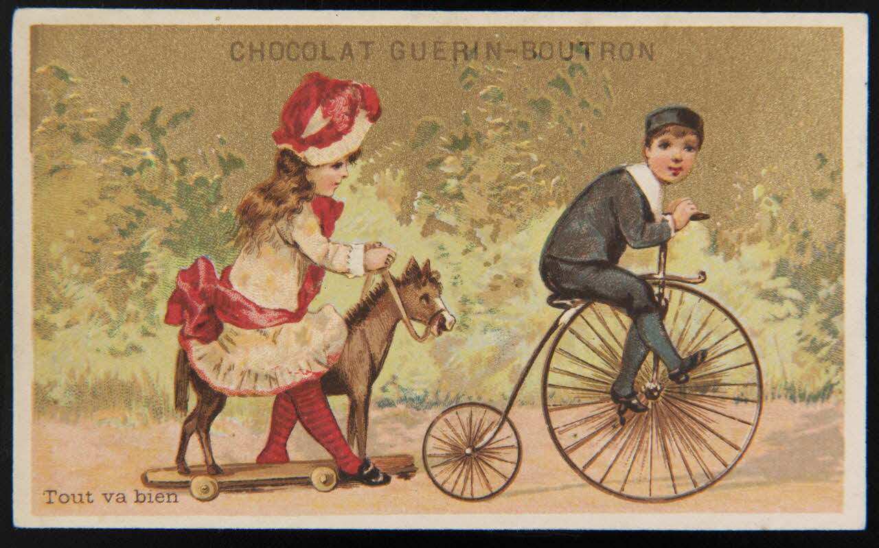 Testu & Massin ; Champenois et Compagnie carte réclame chromo Paris 1888-1889 1995.1.4324.3 Photo