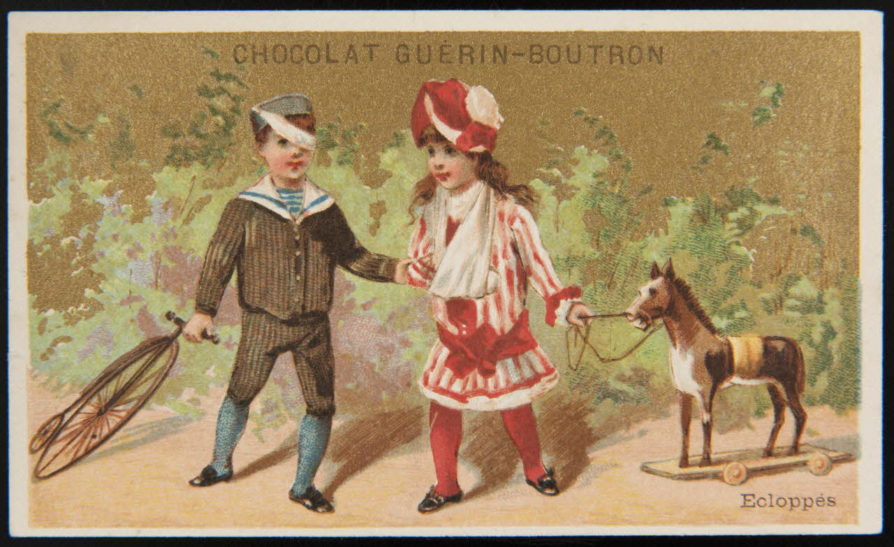 Testu & Massin ; Champenois et Compagnie carte réclame chromo Paris 1888-1889 1995.1.4324.5 Photo