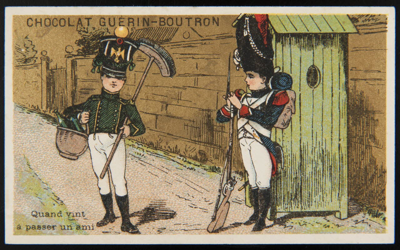 Testu & Massin ; Champenois et Compagnie carte réclame chromo Paris 1888-1889 1995.1.4326.2 Photo