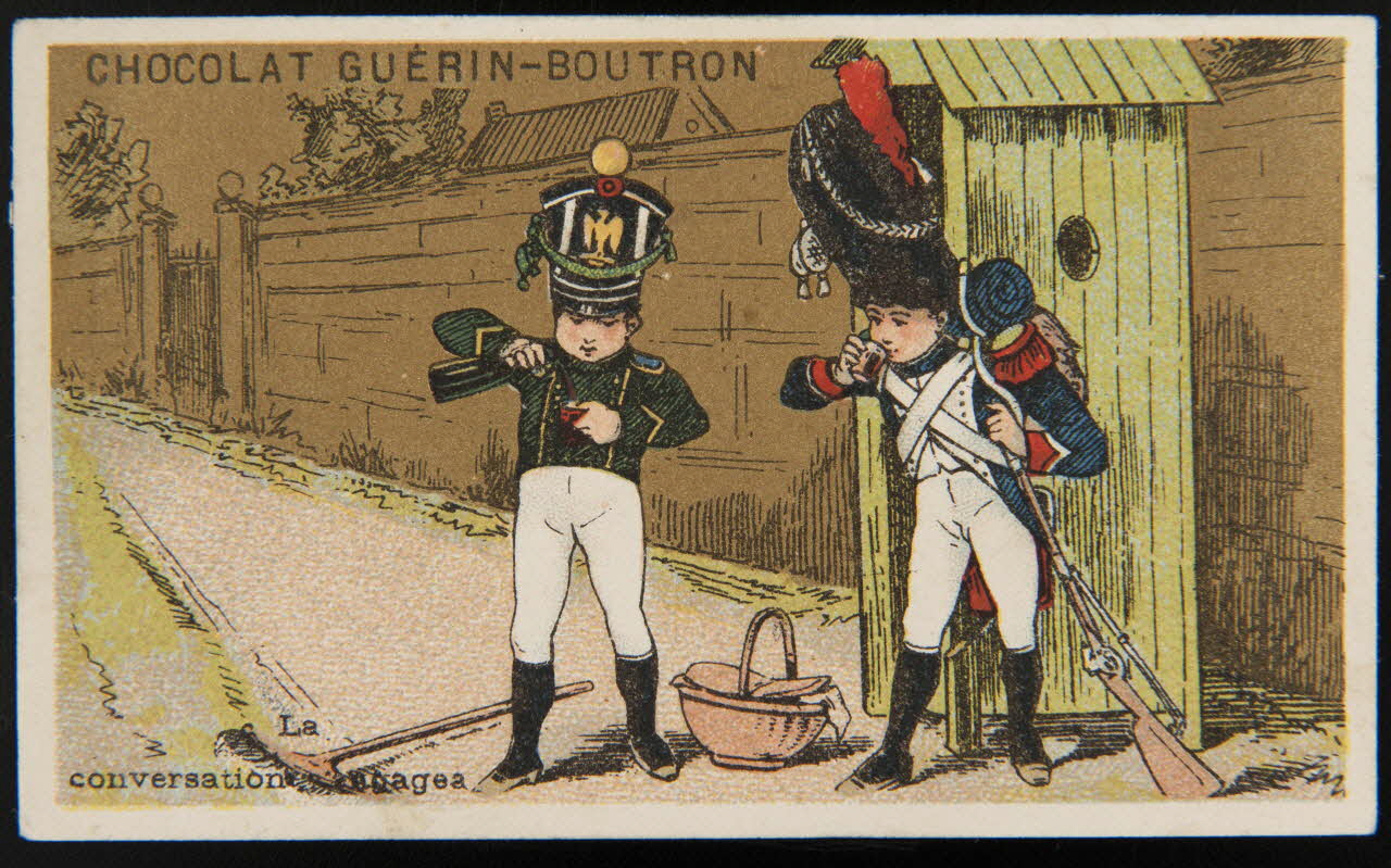Testu & Massin ; Champenois et Compagnie carte réclame chromo Paris 1888-1889 1995.1.4326.3 Photo