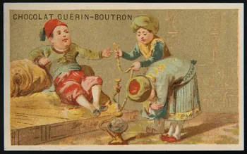 Testu & Massin ; Champenois et Compagnie carte réclame chromo Paris 1888-1889 1995.1.4327.4  Photo