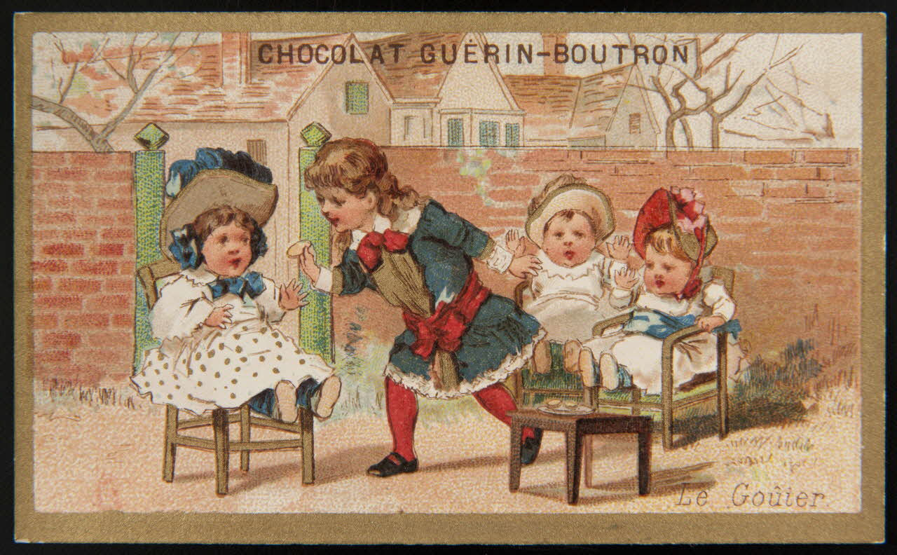 Testu & Massin ; Champenois et Compagnie carte réclame chromo Paris 1888-1889 1995.1.4330.3 Photo