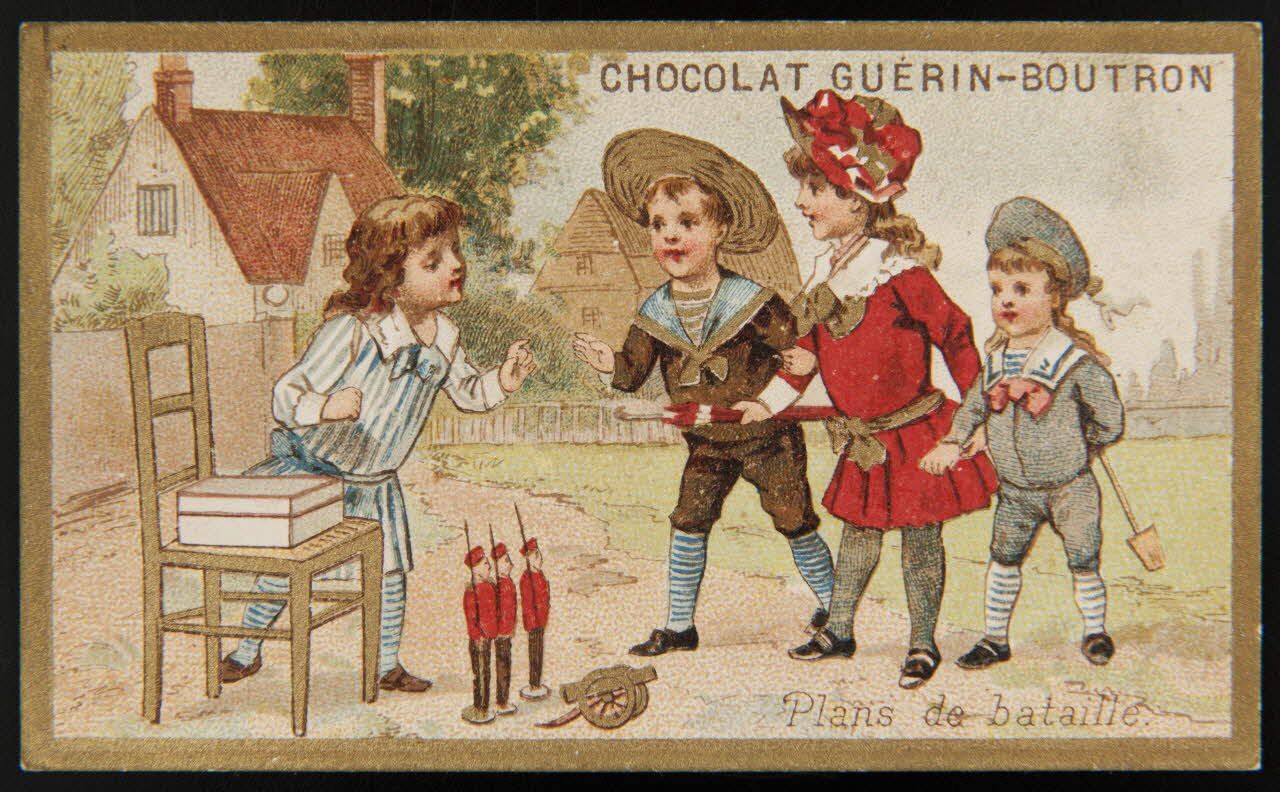 Testu & Massin ; Champenois et Compagnie carte réclame chromo Paris 1888-1889 1995.1.4330.6 Photo