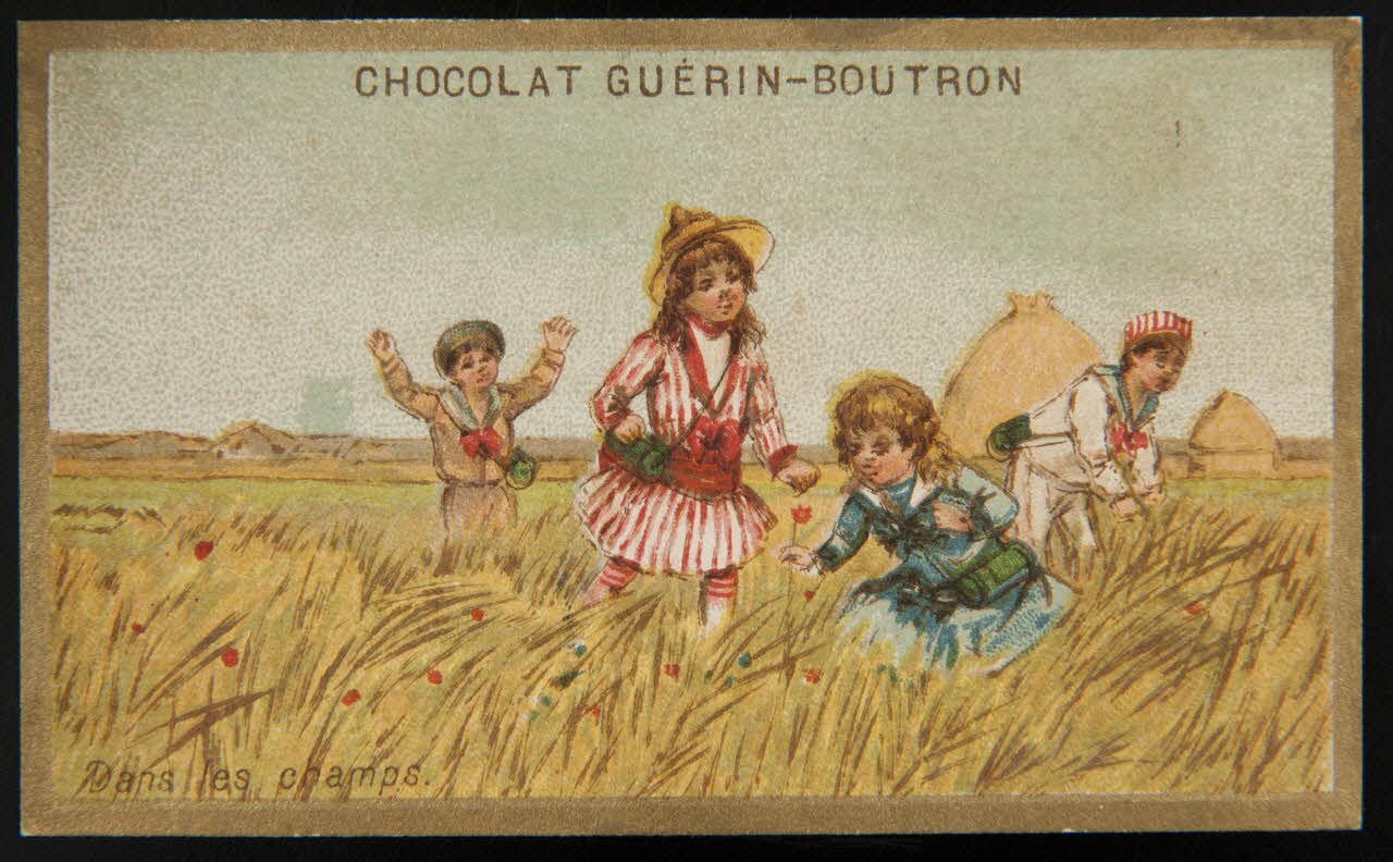Testu & Massin ; Champenois et Compagnie carte réclame chromo Paris 1888-1889 1995.1.4331.2 Photo