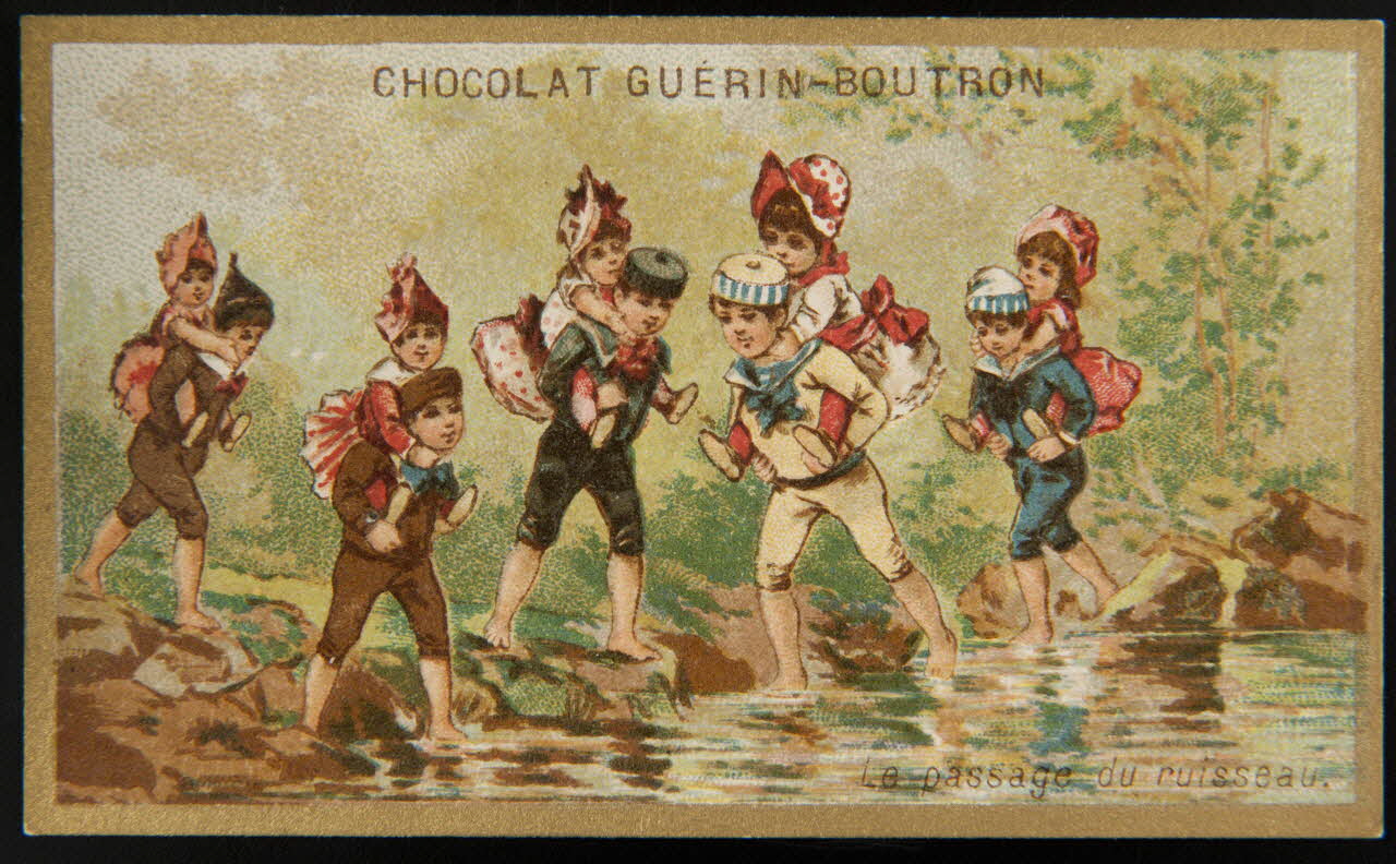 Testu & Massin ; Champenois et Compagnie carte réclame chromo Paris 1888-1889 1995.1.4331.4 Photo