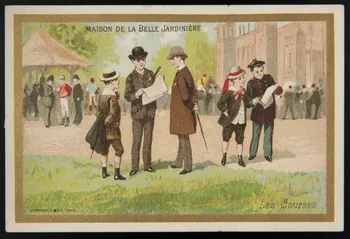 Testu & Massin ; Champenois et Compagnie carte réclame chromo Paris 1888-1889 1995.1.4332.3  Photo