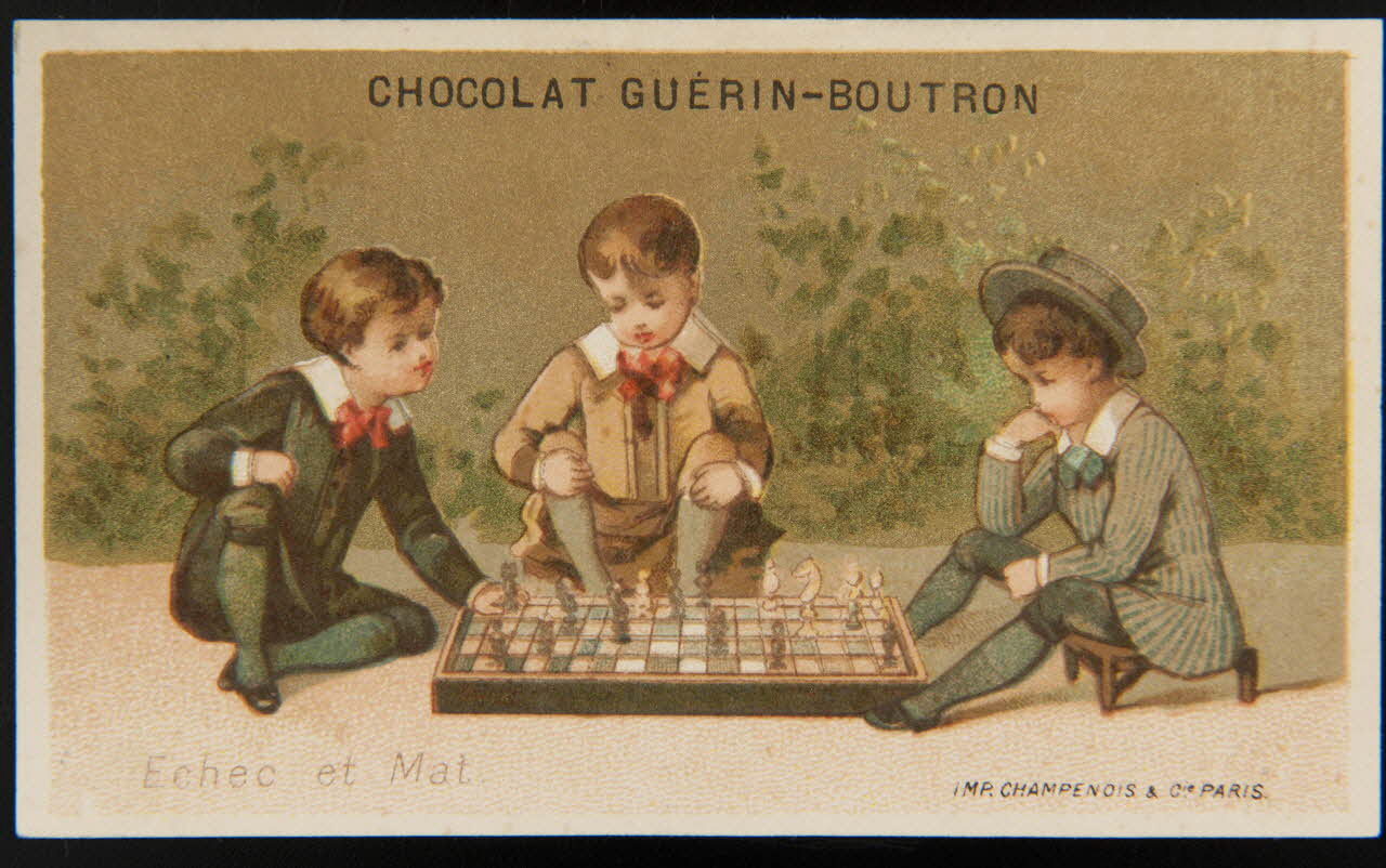 Testu & Massin ; Champenois et Compagnie carte réclame chromo Paris 1888-1889 1995.1.4334.3 Photo
