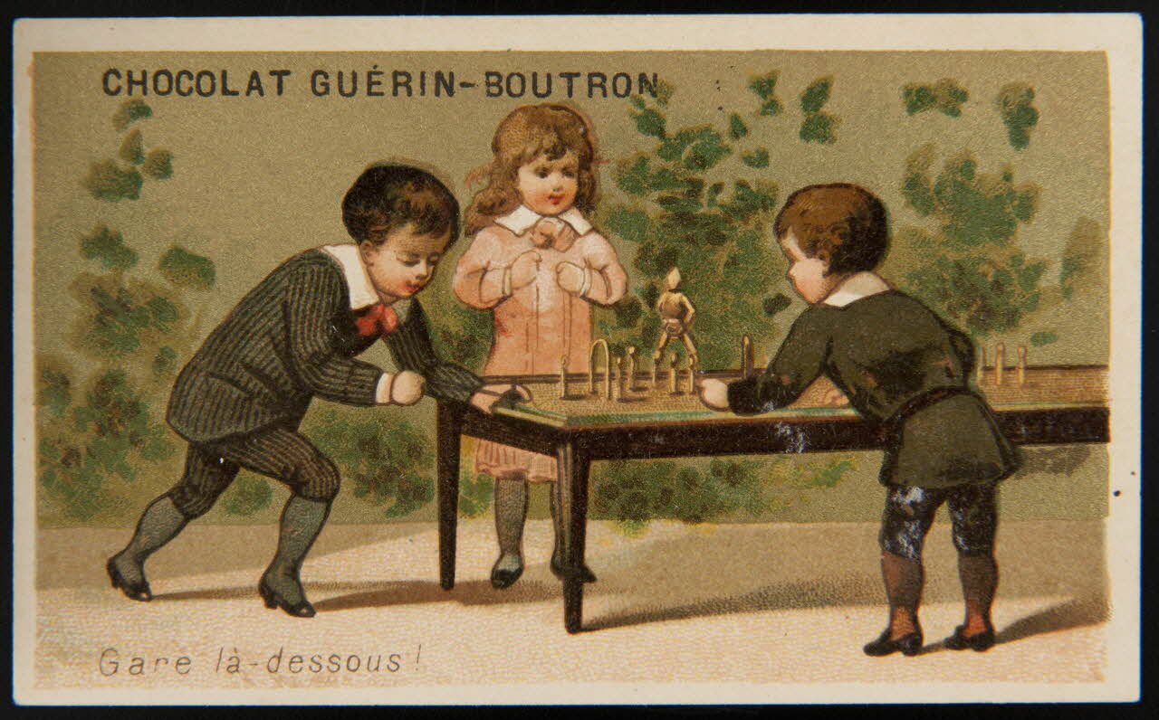 Testu & Massin ; Champenois et Compagnie carte réclame chromo Paris 1888-1889 1995.1.4334.4 Photo