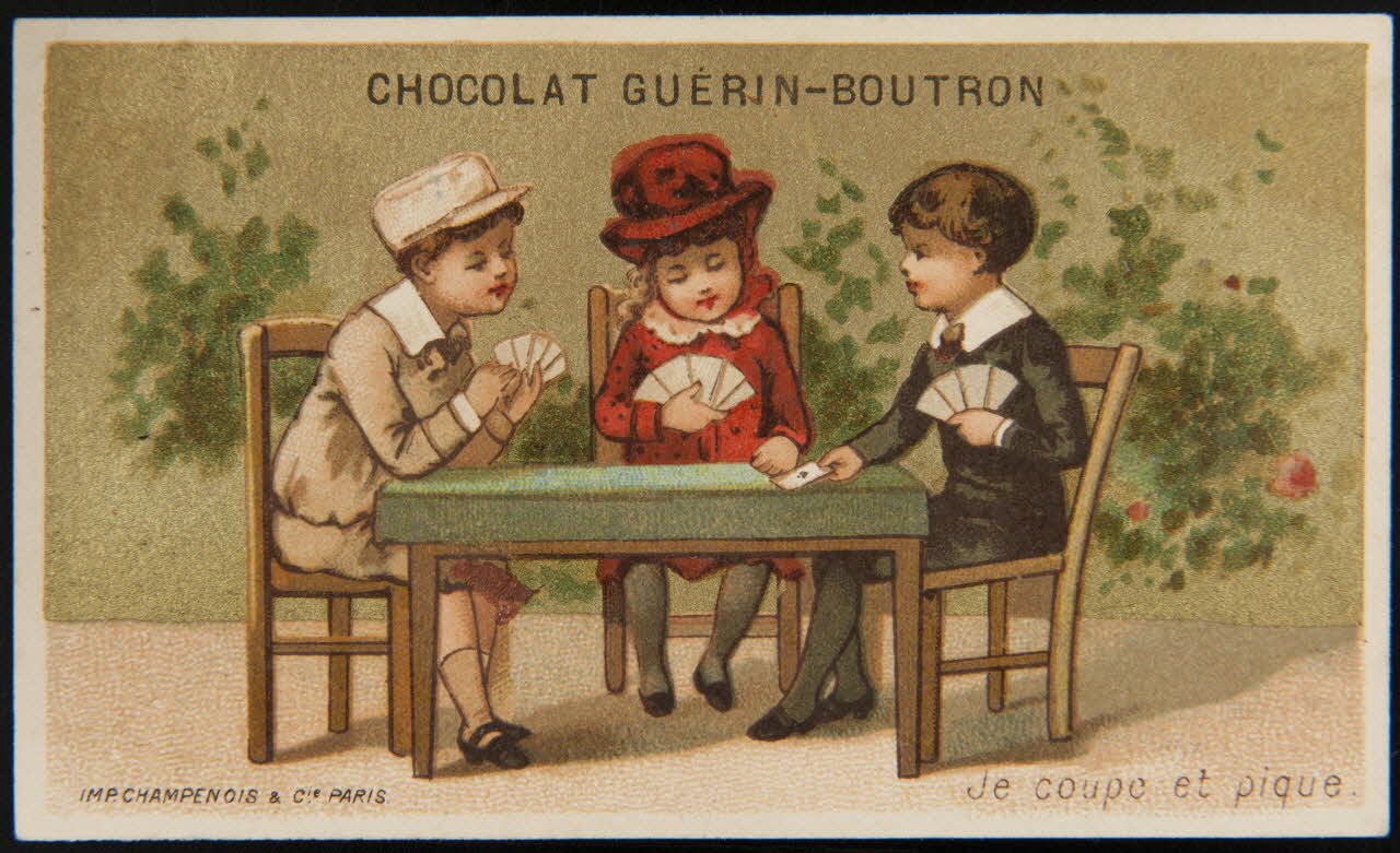 Testu & Massin ; Champenois et Compagnie carte réclame chromo Paris 1888-1889 1995.1.4334.5 Photo