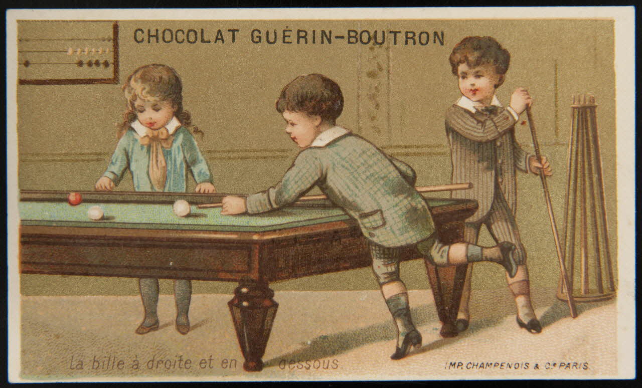 Testu & Massin ; Champenois et Compagnie carte réclame chromo Paris 1888-1889 1995.1.4334.6 Photo