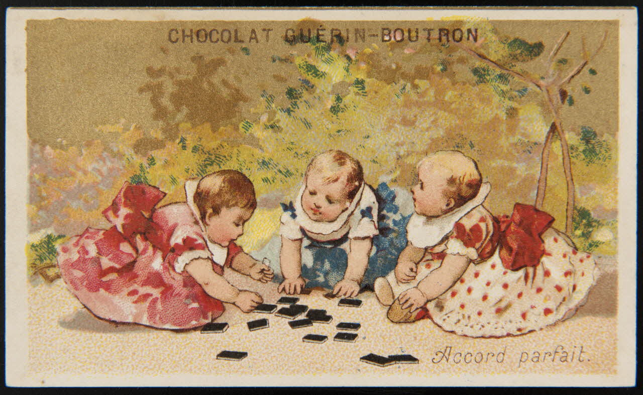 Testu & Massin ; Champenois et Compagnie carte réclame chromo Paris 1888-1889 1995.1.4335.1 Photo