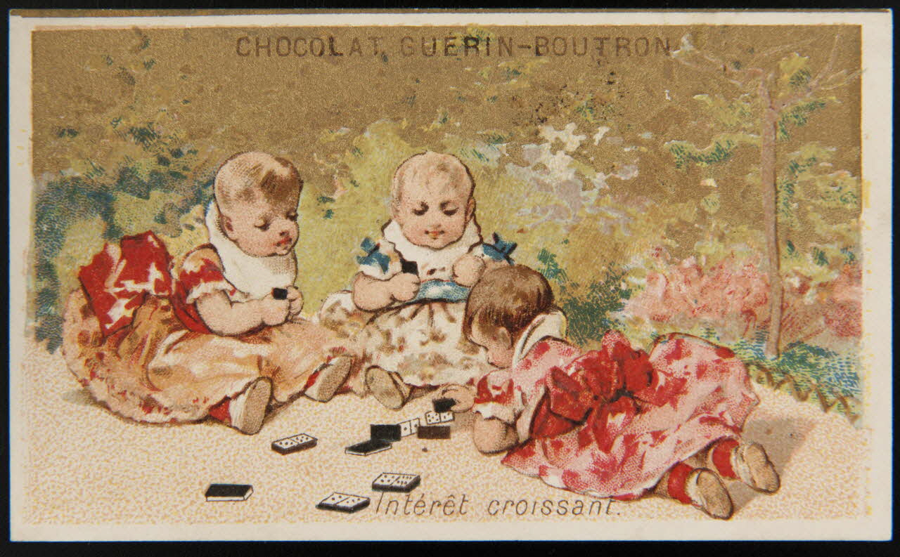 Testu & Massin ; Champenois et Compagnie carte réclame chromo Paris 1888-1889 1995.1.4335.2 Photo
