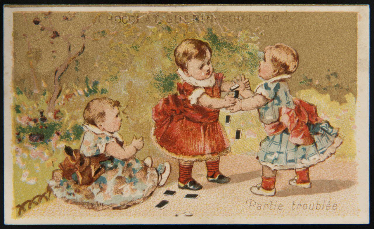 Testu & Massin ; Champenois et Compagnie carte réclame chromo Paris 1888-1889 1995.1.4335.3 Photo