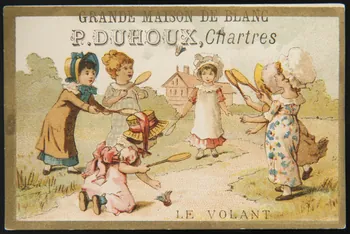 Testu & Massin ; J. Pezieux carte réclame chromo Paris 1876-1903 1995.1.4340.6 Photo