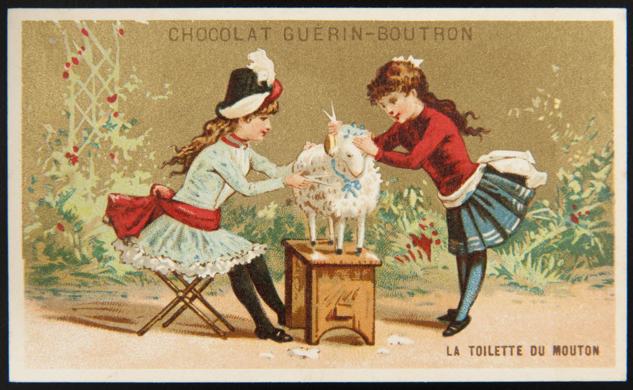 Testu & Massin ; Champenois et compagnie carte réclame chromo Paris 1888-1889 1995.1.4341.2 Photo