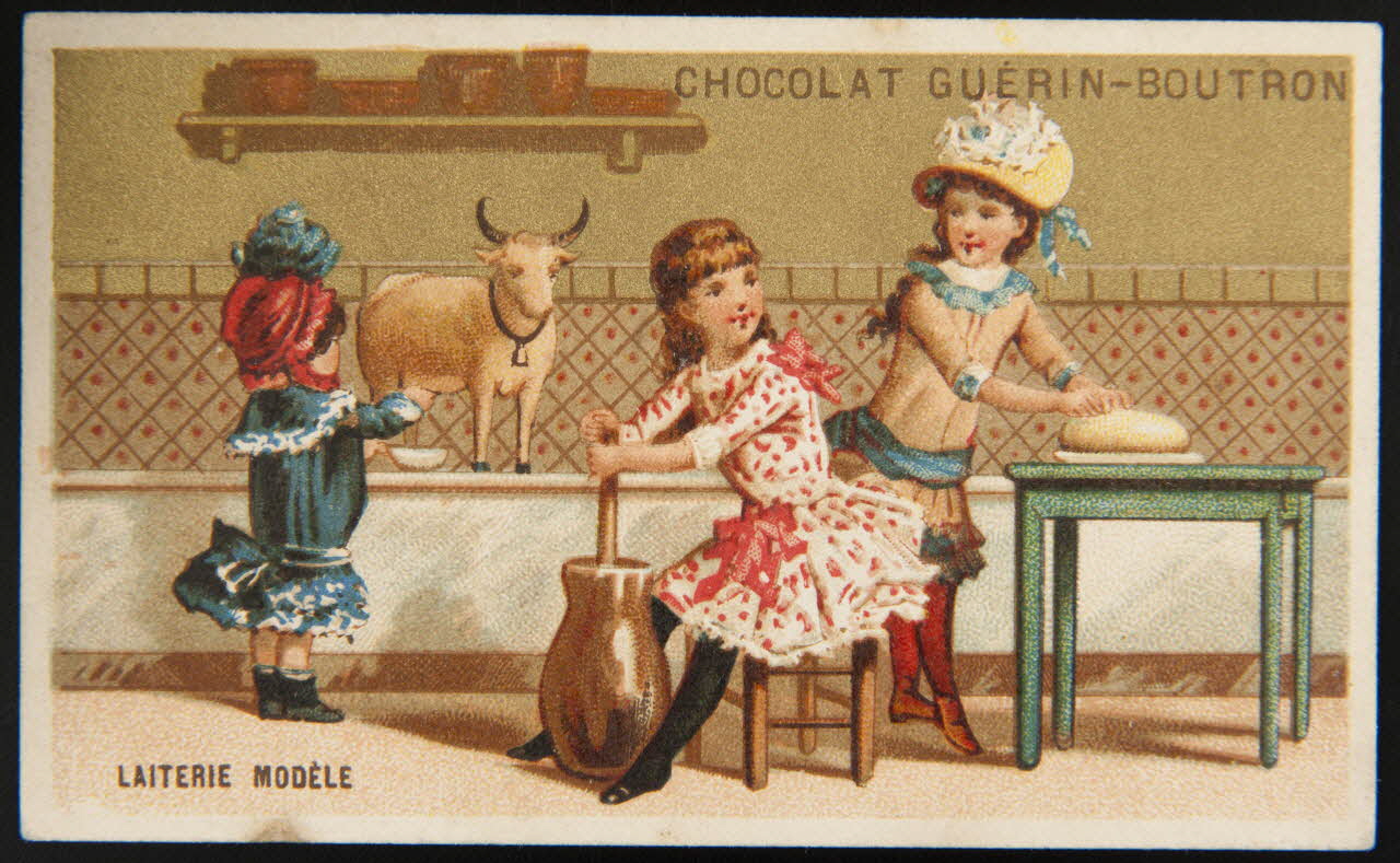 Testu & Massin ; Champenois et compagnie carte réclame chromo Paris 1888-1889 1995.1.4341.3 Photo
