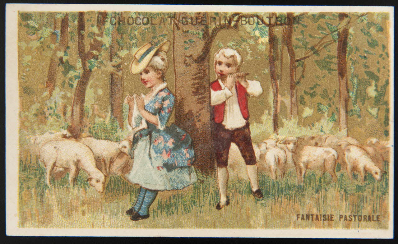 Testu & Massin ; Champenois et compagnie carte réclame chromo Paris 1888-1889 1995.1.4342.2 Photo