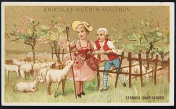 Testu & Massin ; Champenois et compagnie carte réclame chromo Paris 1888-1889 1995.1.4342.3 Photo