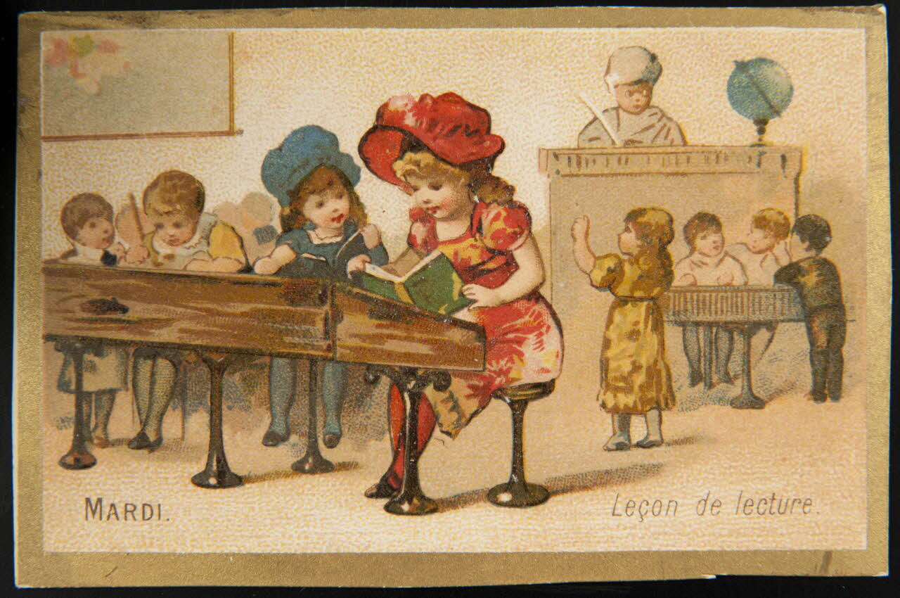 Testu & Massin carte réclame chromo Paris 1876-1903 1995.1.4343.2 Photo
