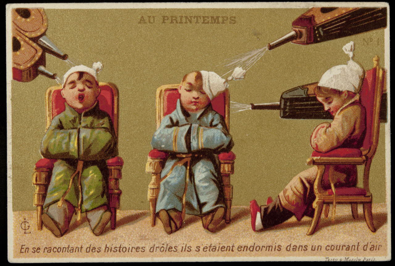 Testu & Massin ; Champenois et compagnie, successeurs (imp carte réclame chromo Paris 1879-1886 1995.1.4345.1 Photo