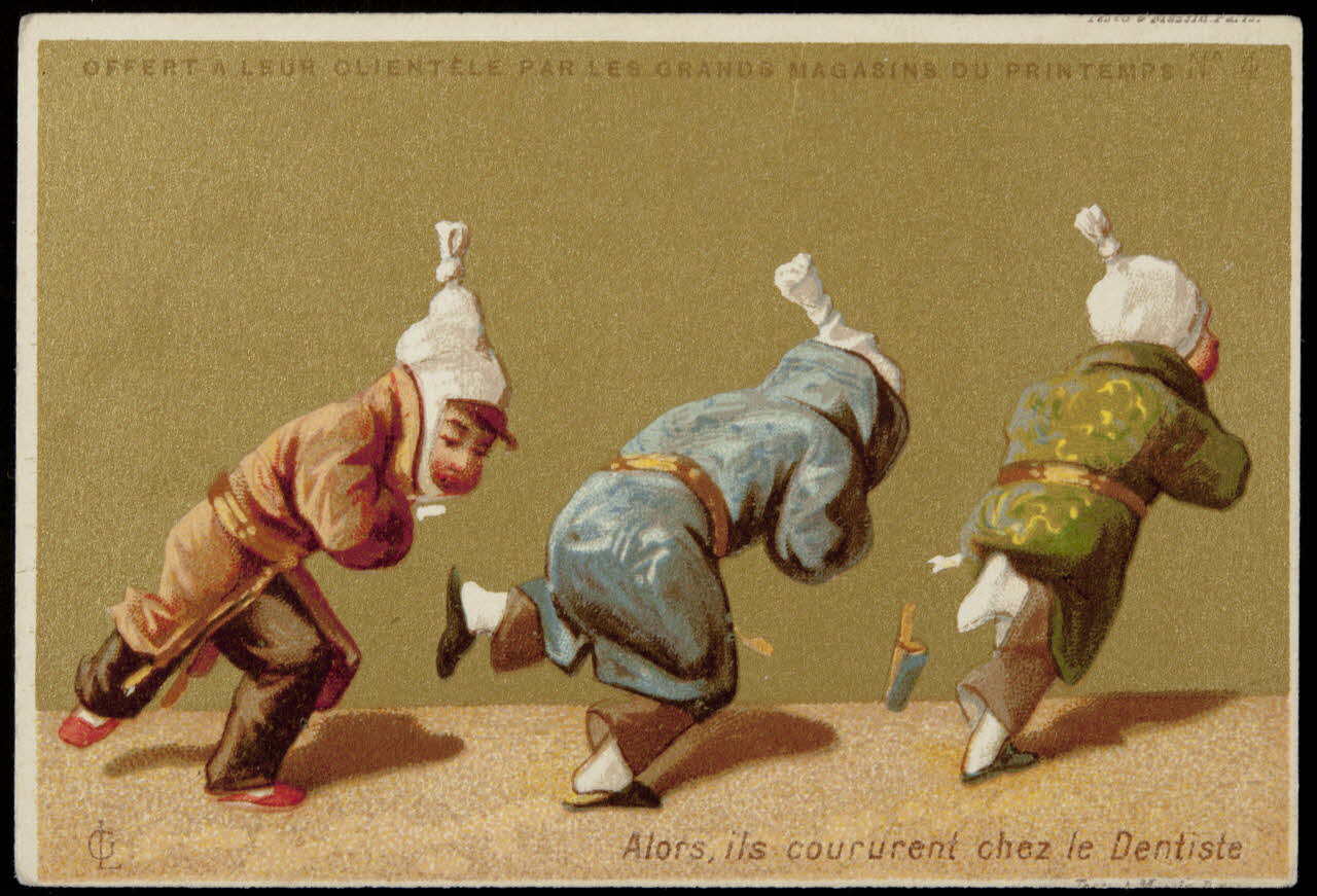 Testu & Massin ; Champenois et compagnie, successeurs (imp carte réclame chromo Paris 1879-1886 1995.1.4345.3 Photo