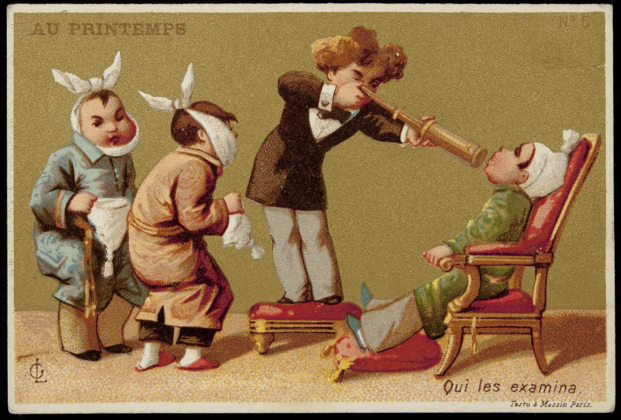 Testu & Massin ; Champenois et compagnie, successeurs (imp carte réclame chromo Paris 1879-1886 1995.1.4345.4 Photo