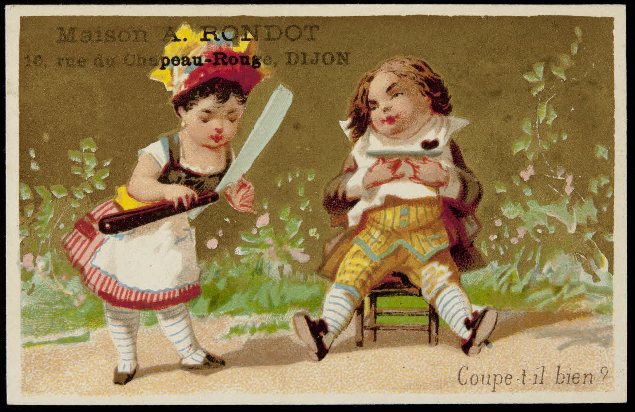 Testu & Massin carte réclame chromo Paris 1876-1903 1995.1.4349.1 Photo