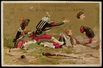 Testu & Massin carte réclame chromo Paris 1876-1878 1995.1.4350.1 Photo