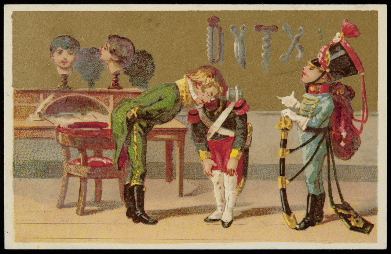 Testu & Massin carte réclame chromo Paris 1876-1903 1995.1.4350.2 Photo