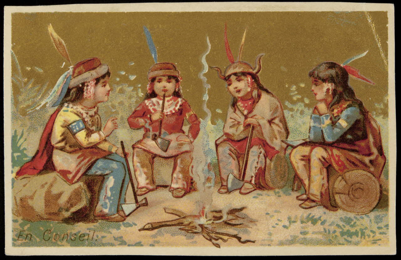 Testu & Massin carte réclame chromo Paris 1876-1903 1995.1.4353.2 Photo