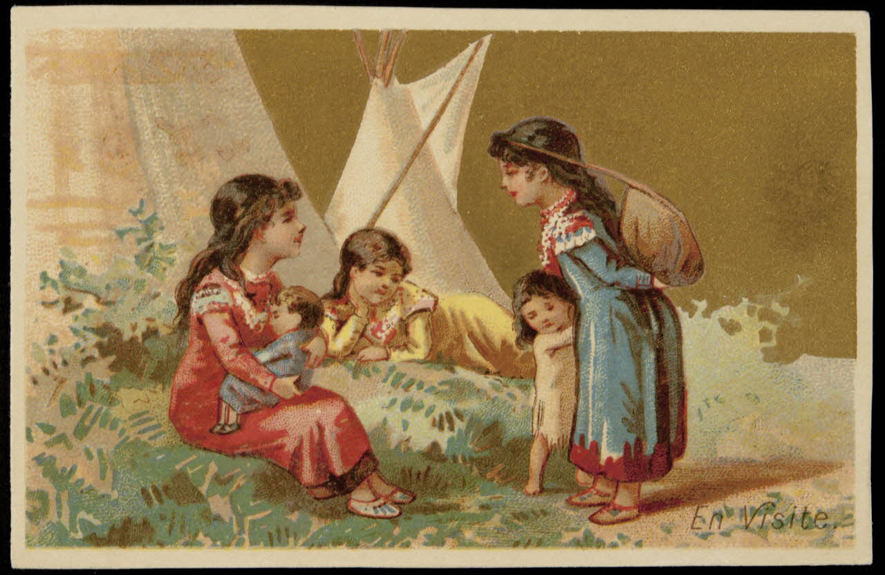 Testu & Massin carte réclame chromo Paris 1876-1903 1995.1.4353.4 Photo