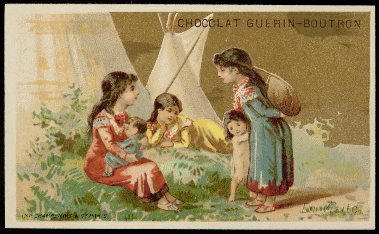 Testu & Massin ; Champenois et compagnie carte réclame chromo Paris 1888-1889 1995.1.4353.5 Photo