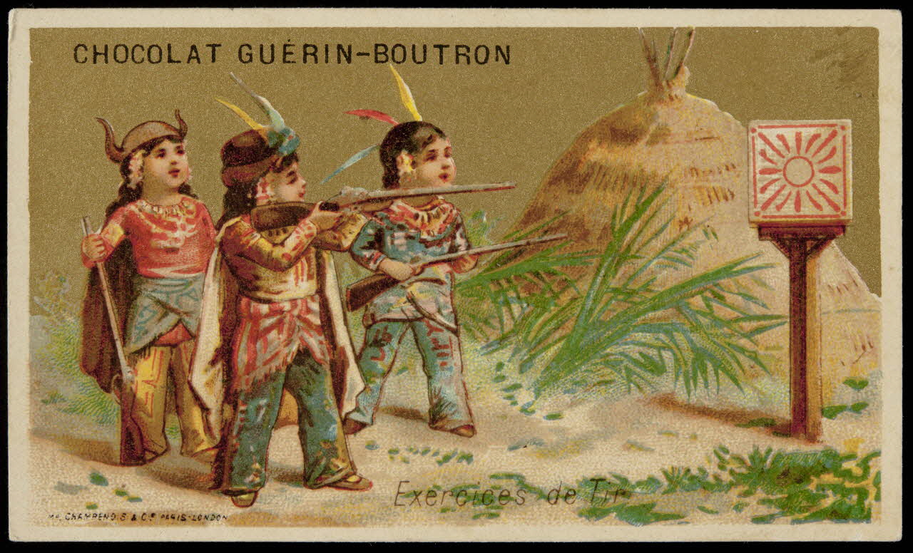 Testu & Massin ; Champenois et compagnie carte réclame chromo Paris 1888-1889 1995.1.4353.6 Photo