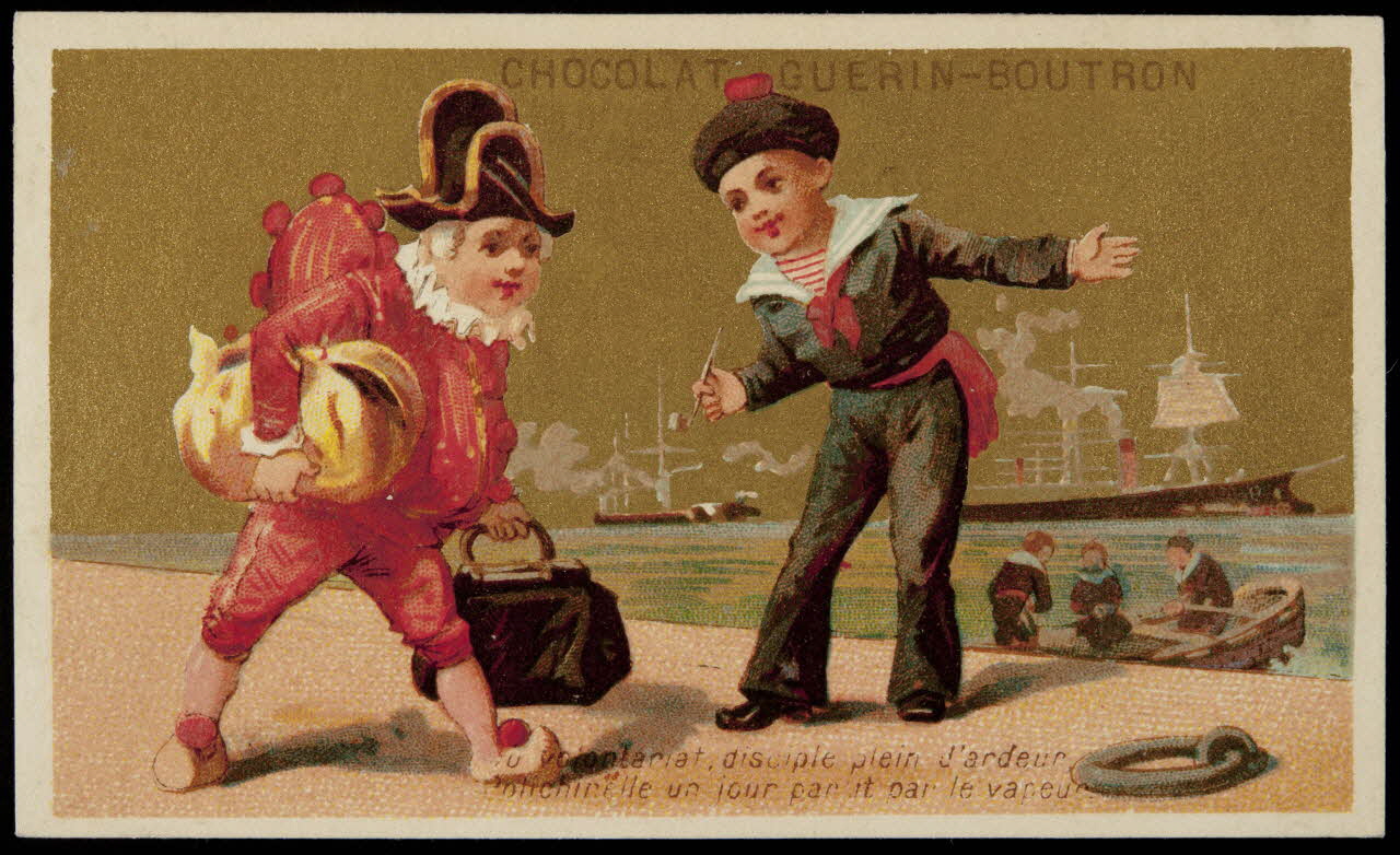 Testu & Massin ; Champenois et compagnie carte réclame chromo Paris 1888-1889 1995.1.4354.1 Photo